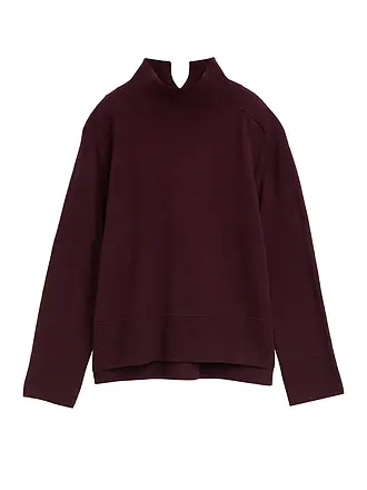TOM TAILOR | Pullover | dunkelrot